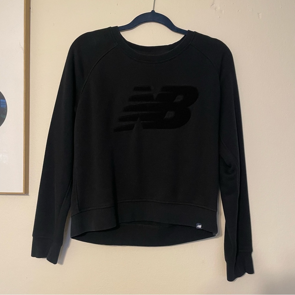 New Balance Black Crew Neck Sweater